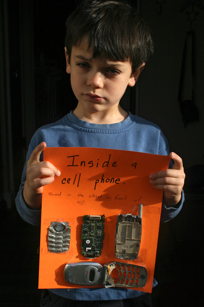 cell phone, interrupted