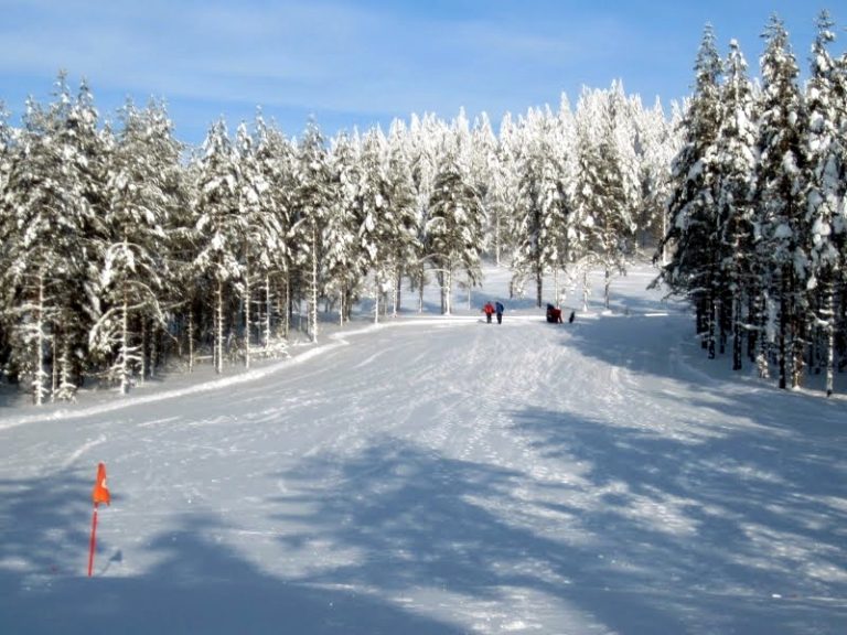 Jämi snow golf course in Jämijärvi. Finland