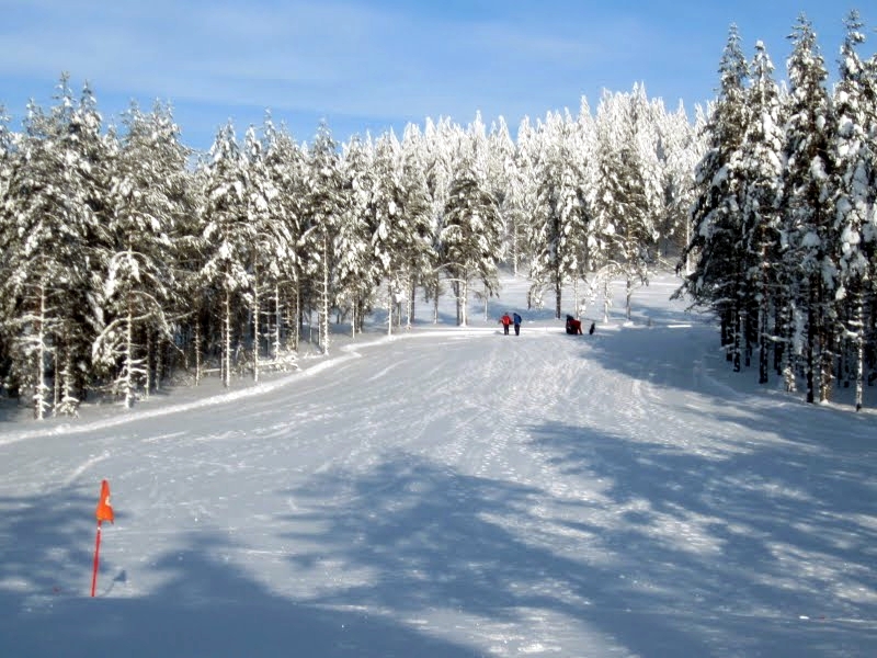 Jämi snow golf course in Jämijärvi. Finland