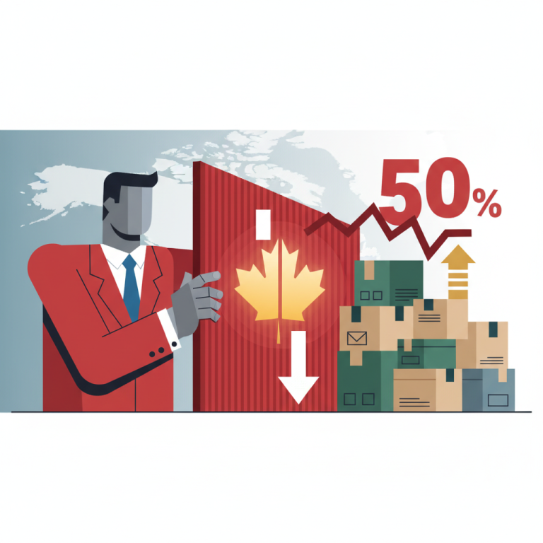 Trump imposes 50% tariff on most Canadian goods