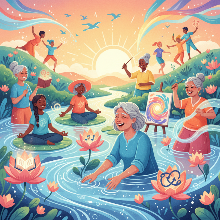 Water offers benefits beyond physical health for older women