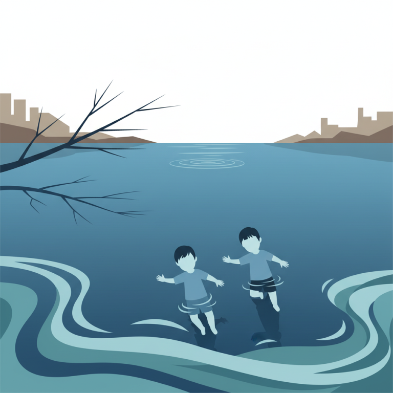 Two children drown in Mureș River while swimming